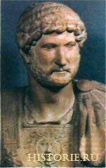 Бюст императора Адриана. II в. Бюст императора Адриана. II в.